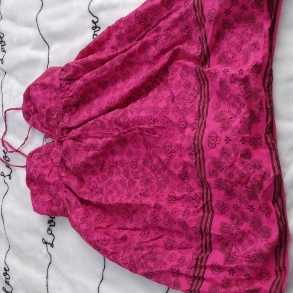 Short pink dress